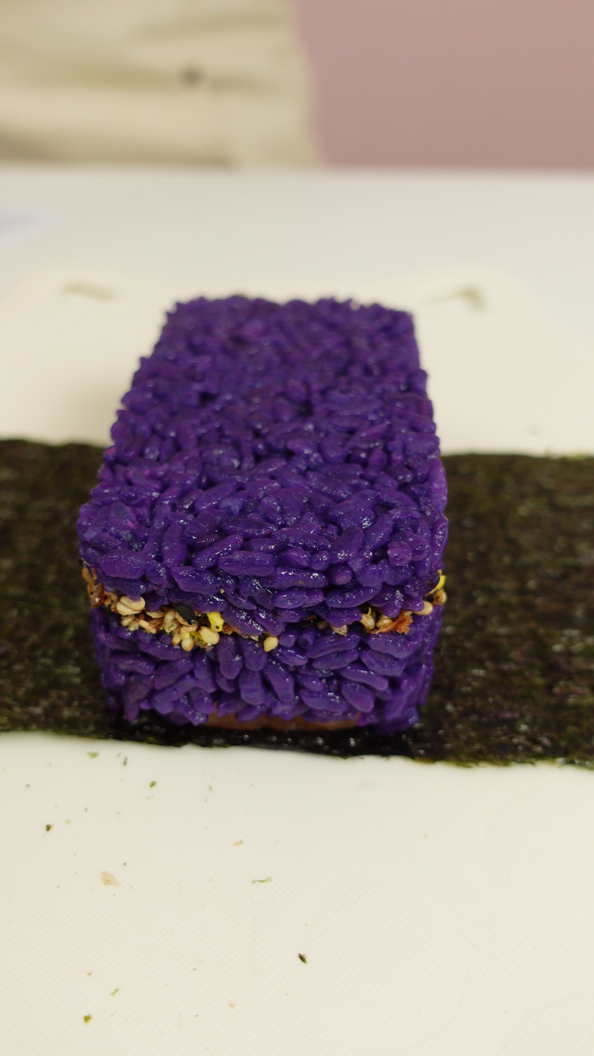 Purple Rice Spam Musubi